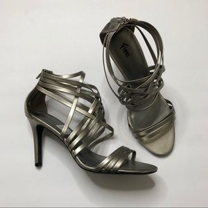 Gunmetal dressy heels